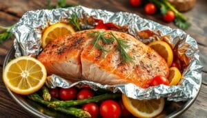Baked Salmon in Foil