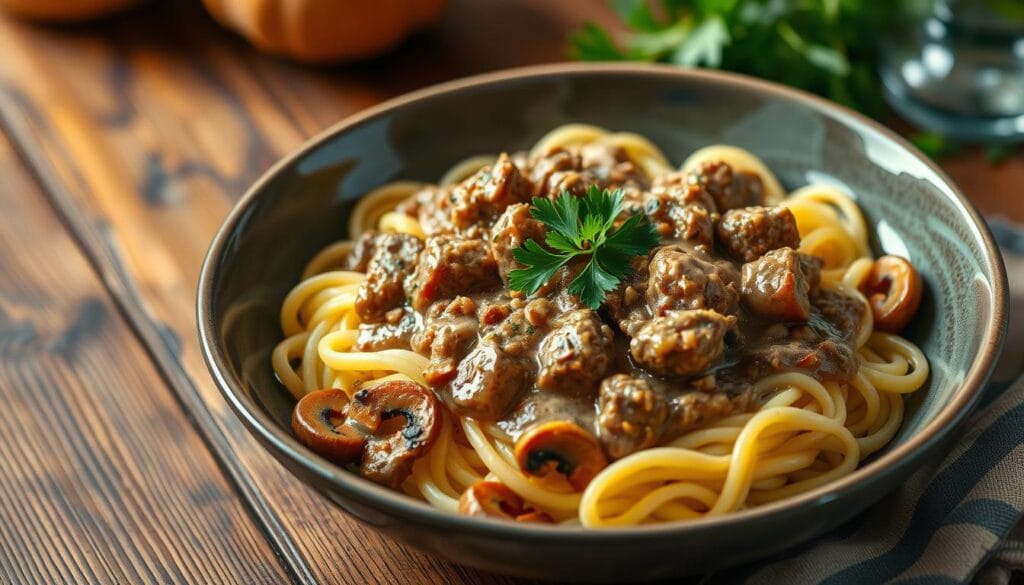 Beef Stroganoff