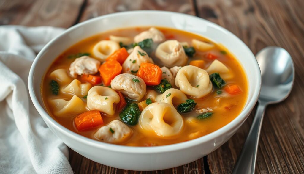 Chicken Tortellini Soup