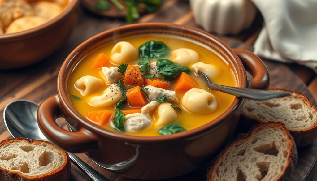 Chicken Tortellini Soup Comfort Meal Chicken Tortellini Soup Comfort Meal