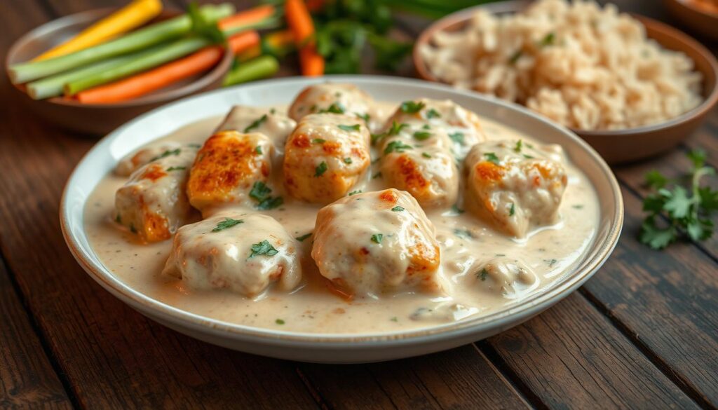 Creamy Chicken with Cream Cheese Dish Creamy Chicken with Cream Cheese Dish