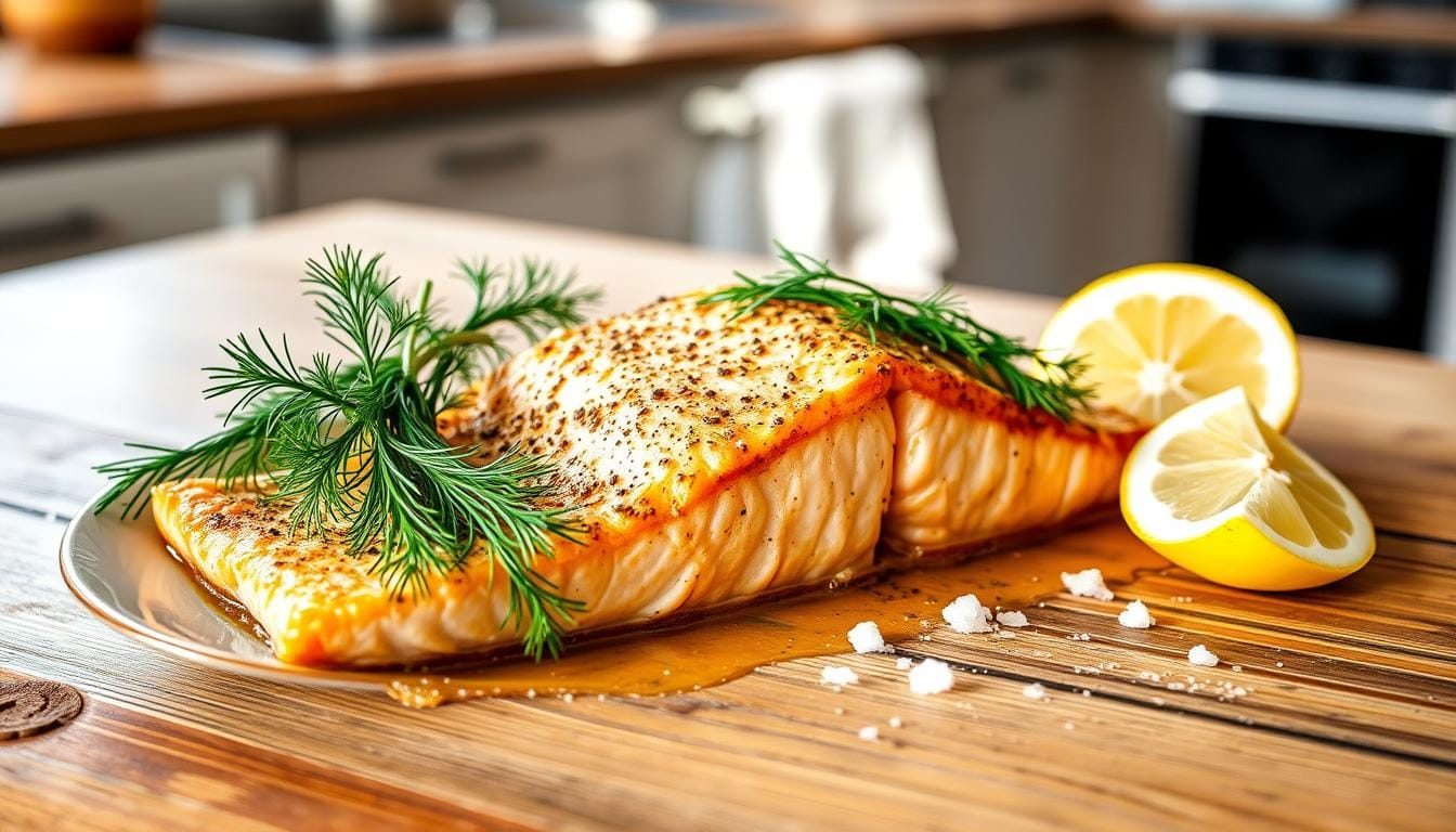 Baked Salmon with Fresh Herbs