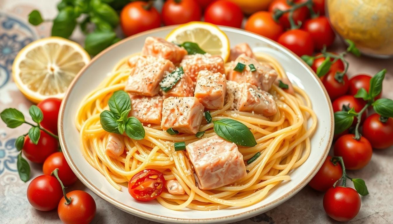 Salmon Pasta